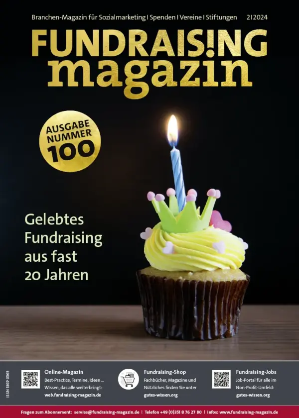 Gelebtes Fundraising aus 100 Ausgaben